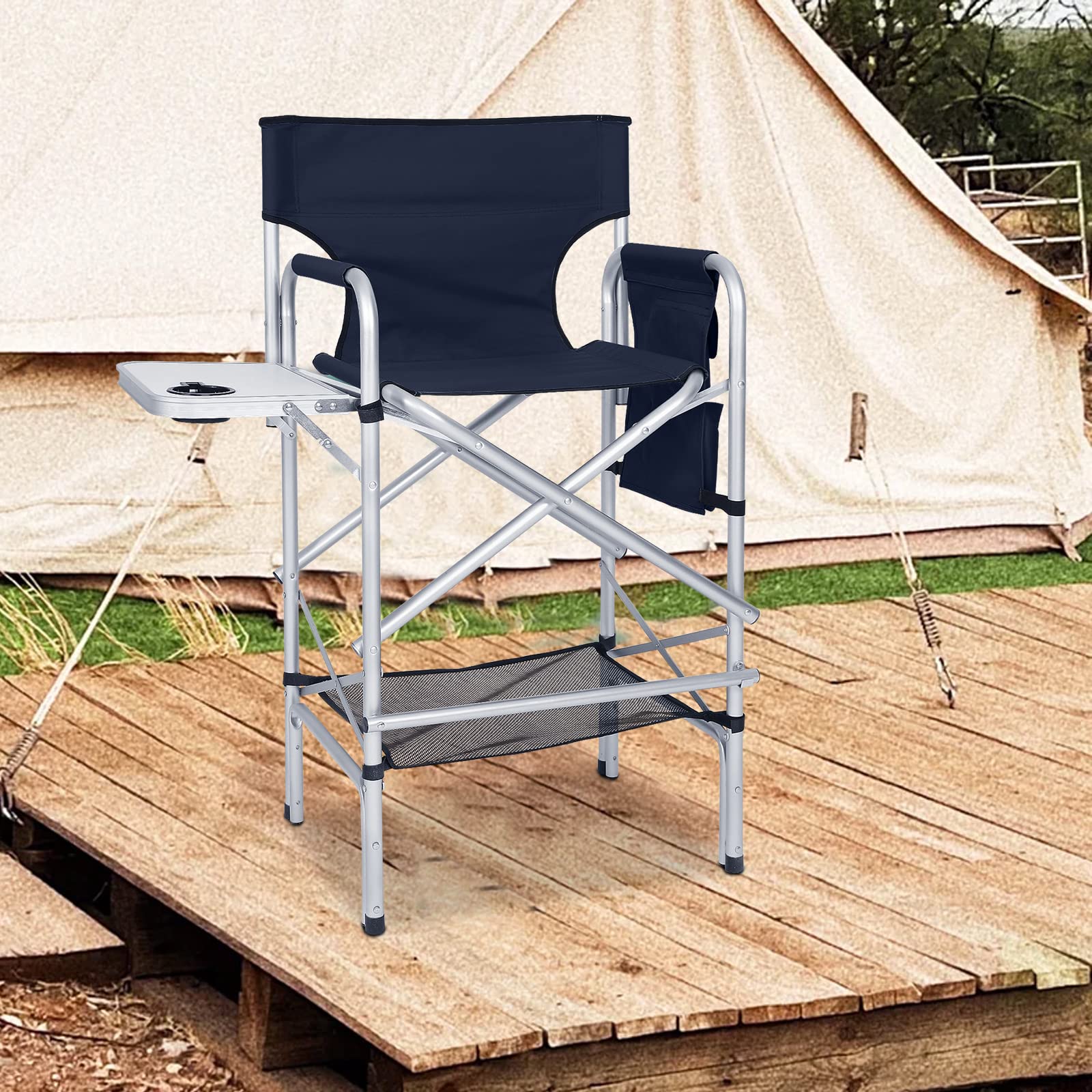 Amazon.com: ABCCANOPY Folding Tall Directors Chair Outdoor Camping